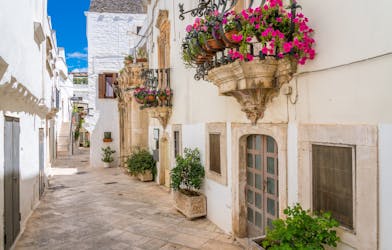 Visita guiada a Alberobello, Martina Franca e Locorotondo saindo de Bari